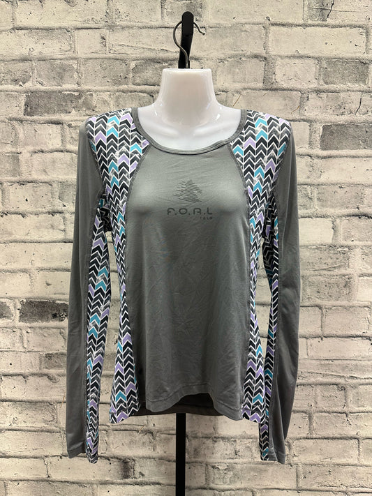 FOAL LS Sun Shirt Grey/Purple M