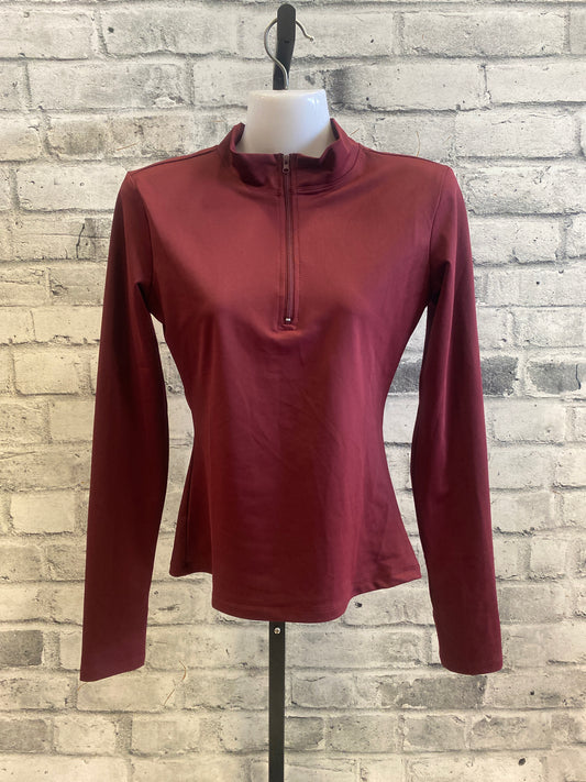 TKEQ the Shop 1/4 Zip LS Shirt Burgundy XL