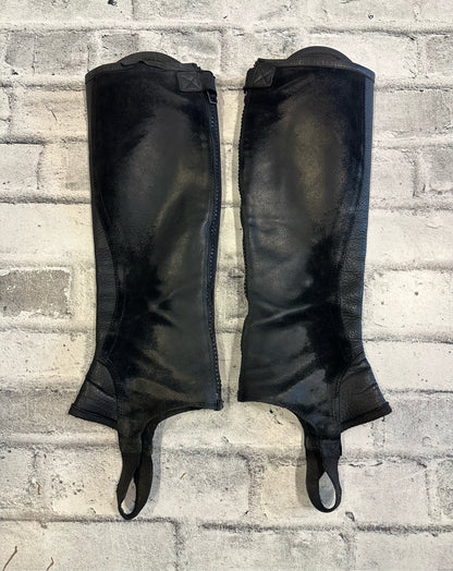 Ariat Leather/Suede Half Chaps - C 13" H 16"