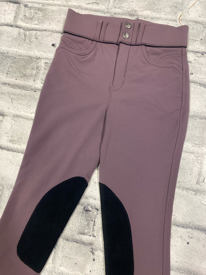 Elation Platinum KP Breeches Mauve Childrens 12