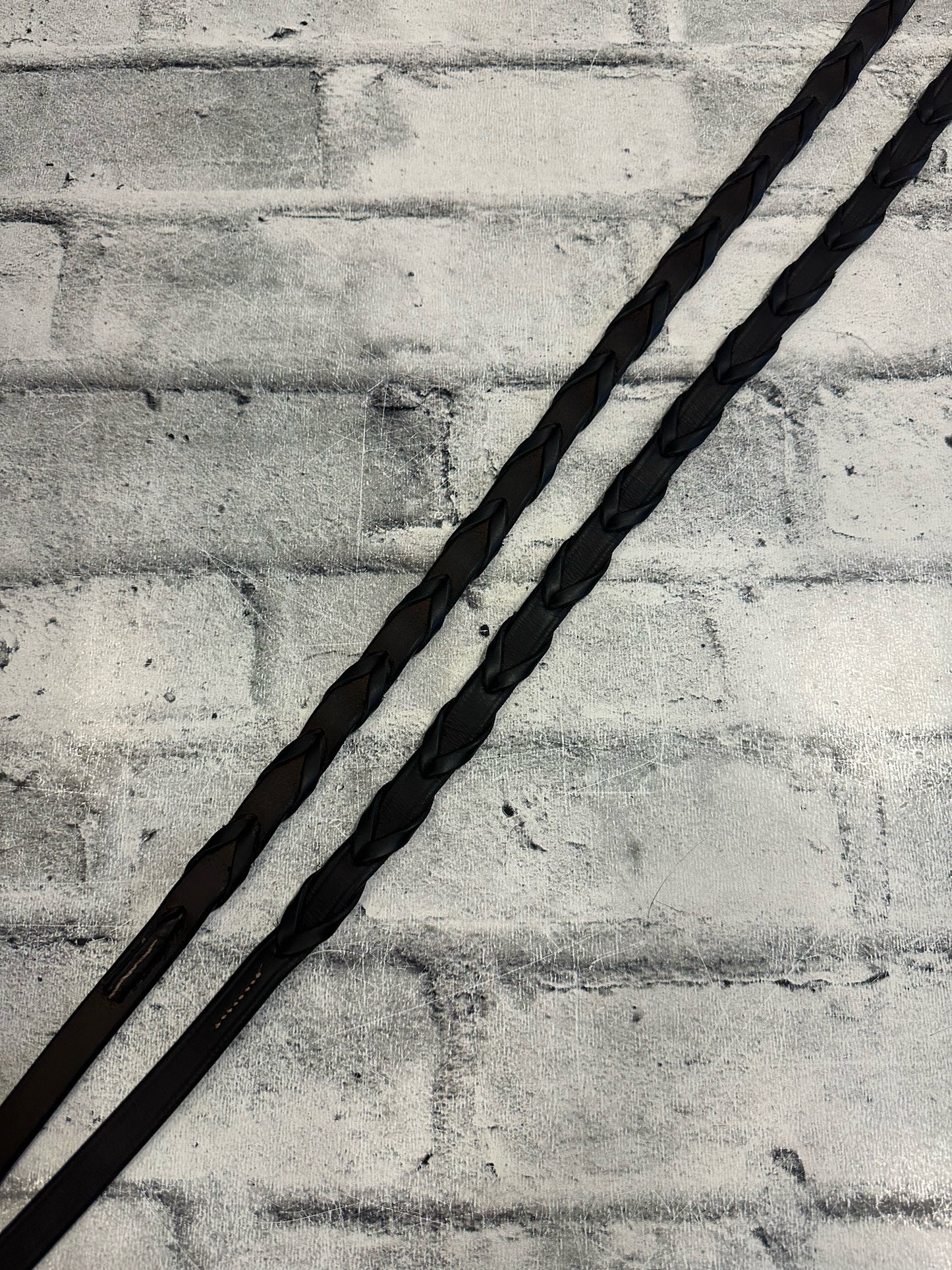 Crosby England Laced Reins Brown