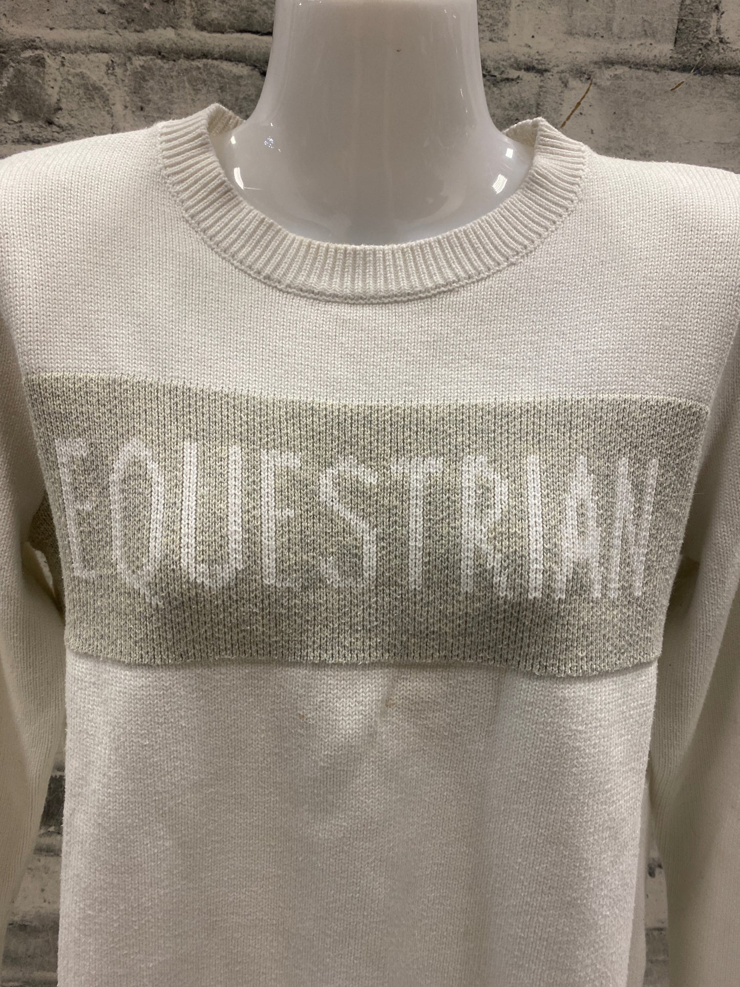 Asmar "EQUESTRIAN" Knit Sweater Cream/Beige M