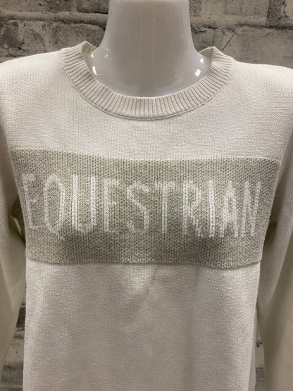 Asmar "EQUESTRIAN" Knit Sweater Cream/Beige M