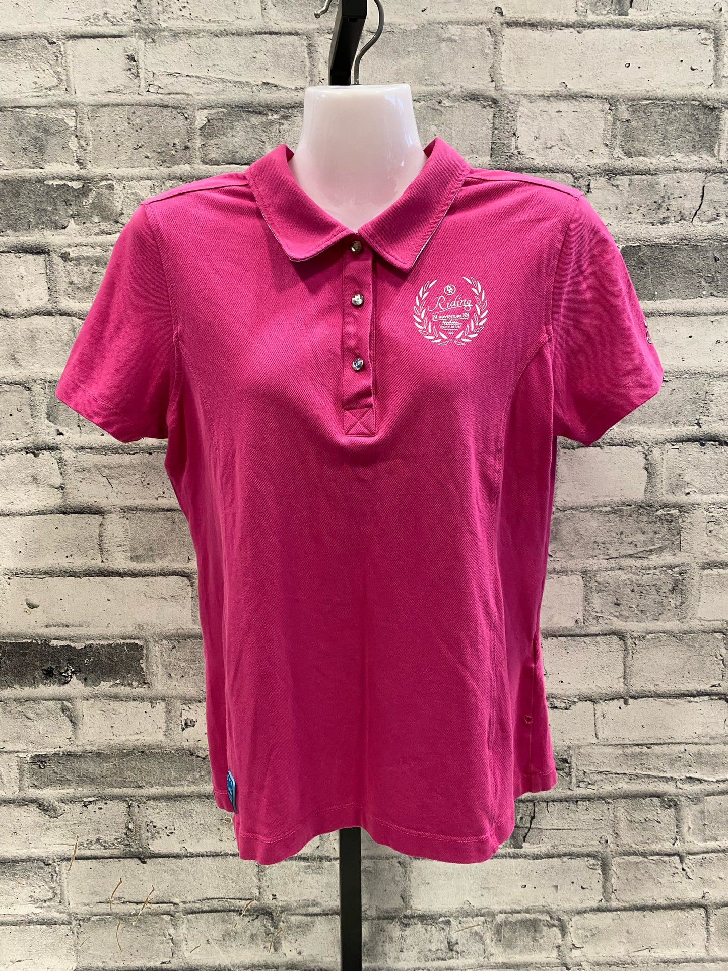 BR SS Polo Pink L