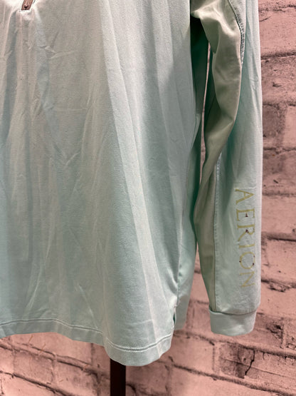 Aerion LS Sun Shirt Turquoise M