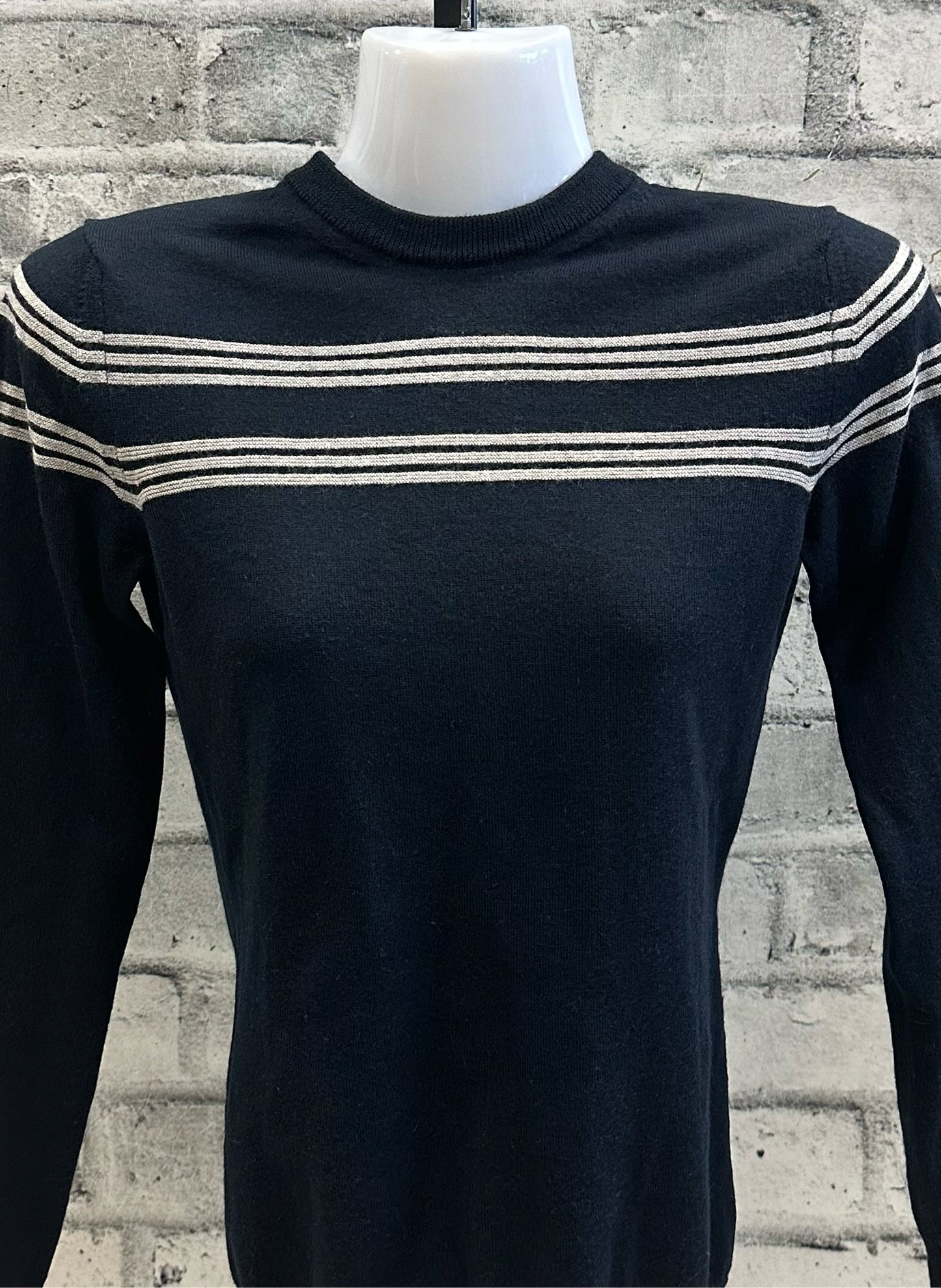 Cavalleria Toscana Knit Sweater Navy Stripe S