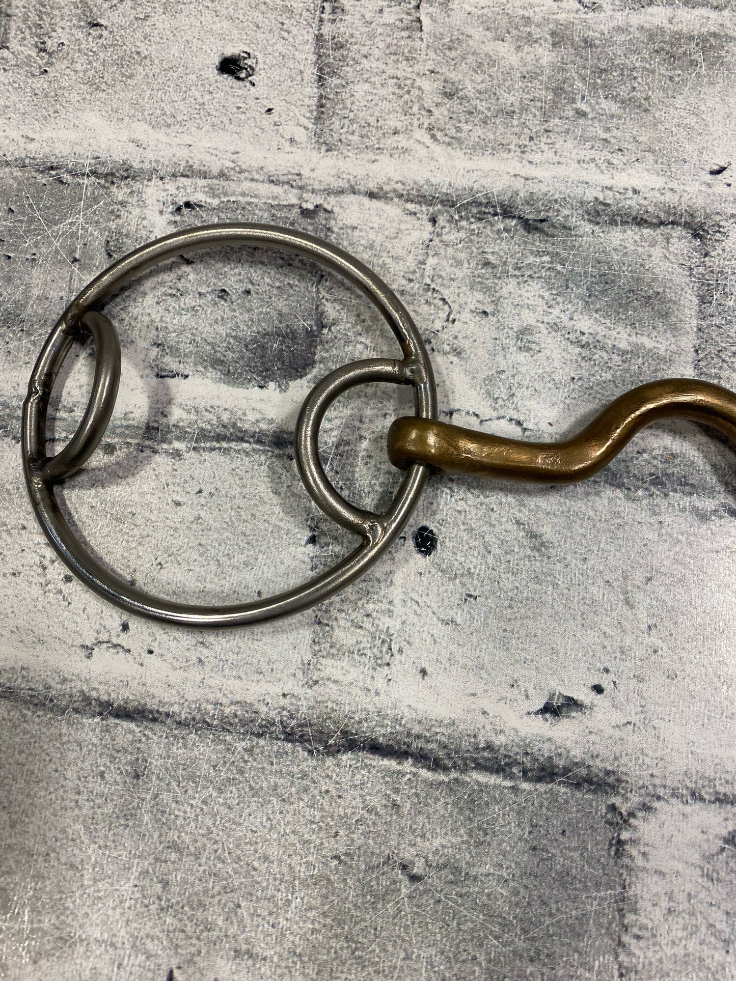 5" Herm Sprenger Ported Mullen Mouth Beval Ring