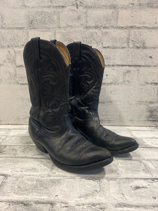 Boulet Cowboy Boots Black 8.5
