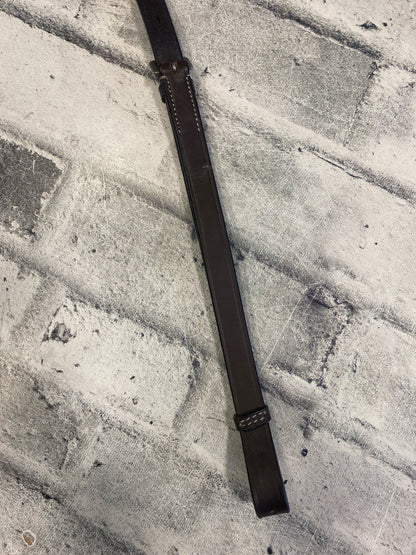 Flat Leather Running Martingale Brown F
