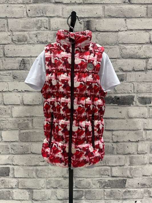 Horsewear Puffy Vest Horse Pattern Childrens 11-12