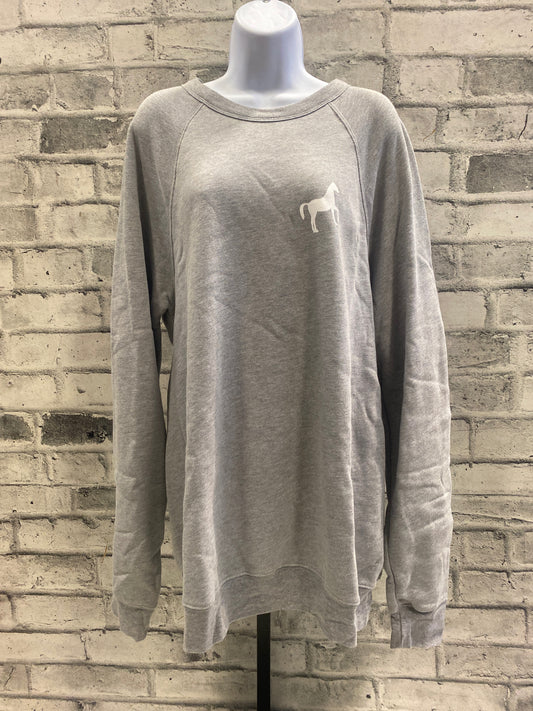 Scope Equestrian Crewneck Light Grey XL