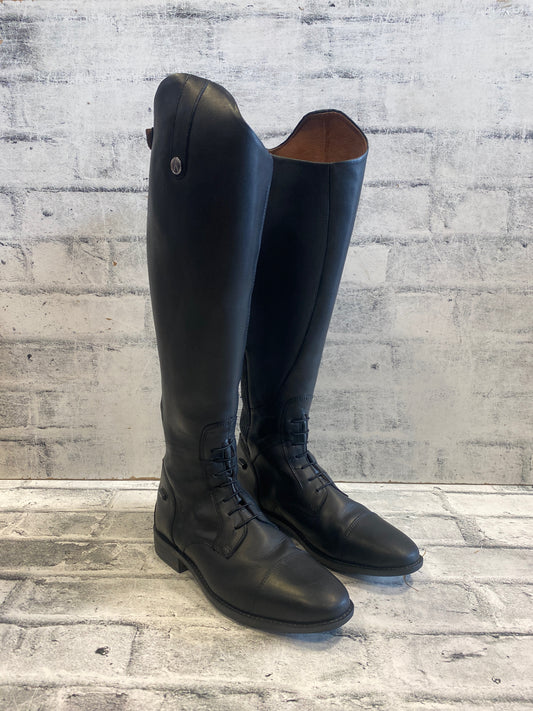 Auken Feild Boots Black Mens 8 H 18" C 15"
