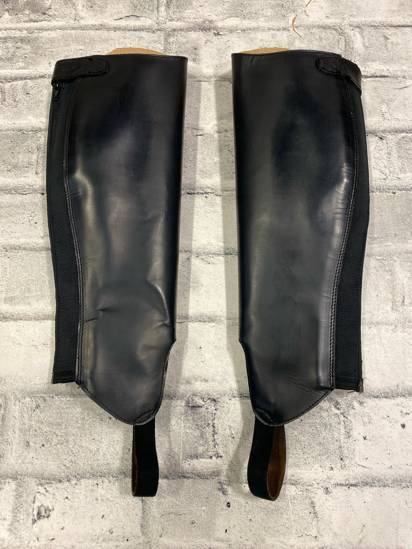 Jodz Half Chaps Black H 16" C 14"