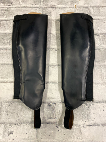 Jodz Half Chaps Black H 16" C 14"