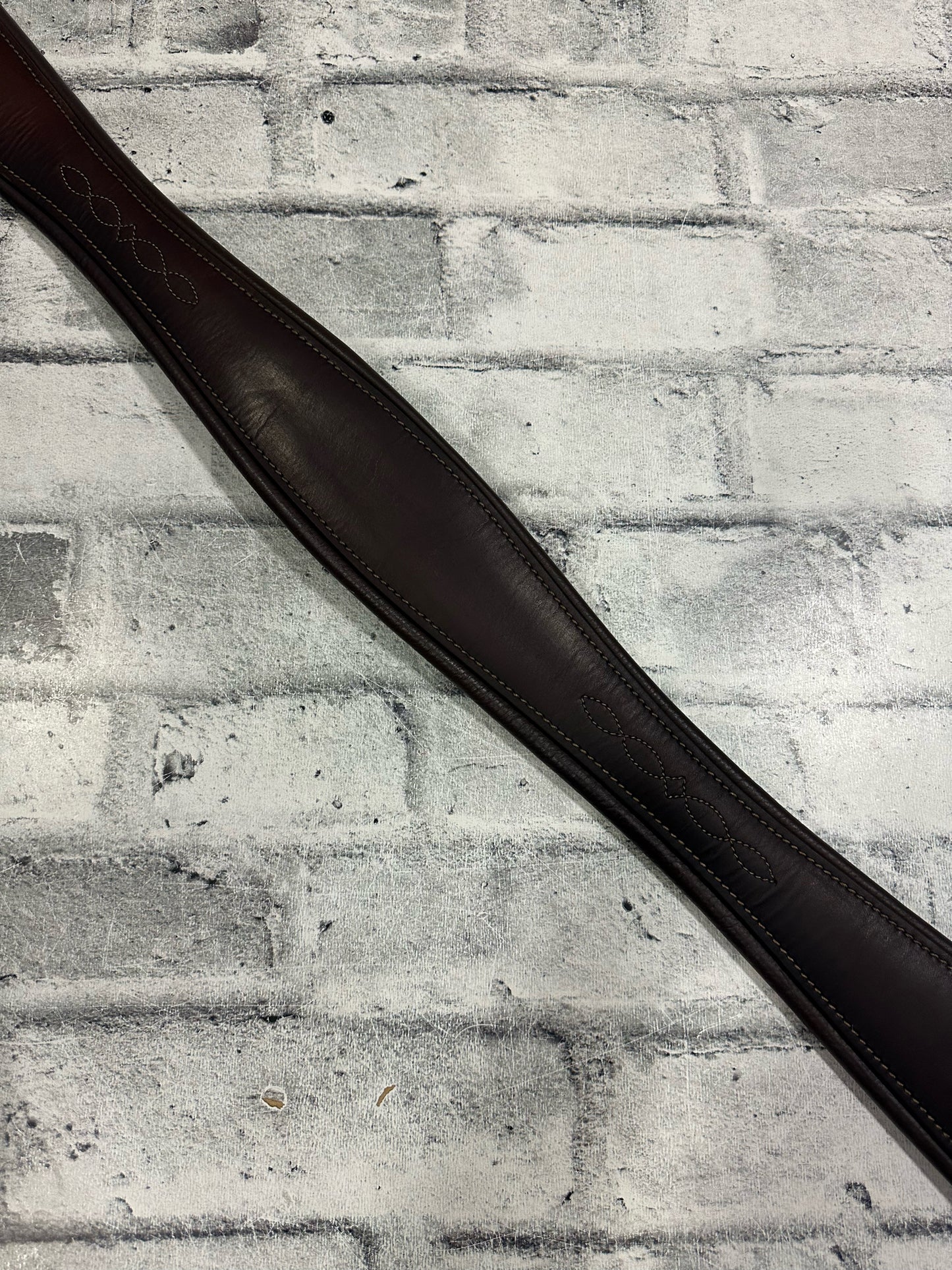 52" Americana Leather Girth Brown w/ One Side Elastic