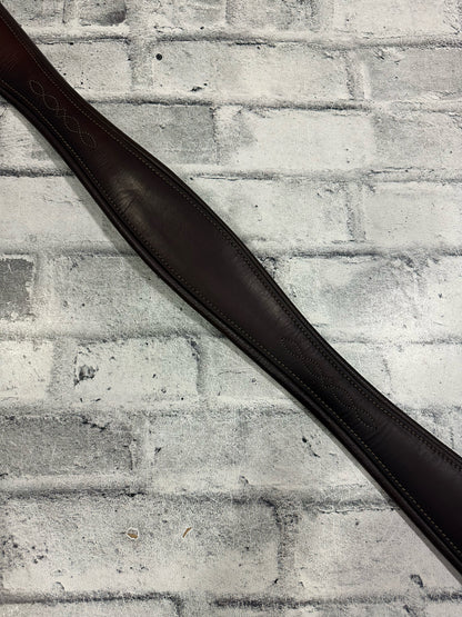 52" Americana Leather Girth Brown w/ One Side Elastic