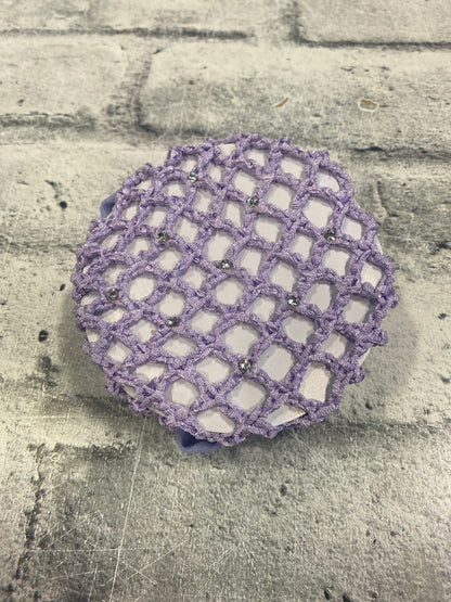 Hair Bun w/ Scrunchie Purple