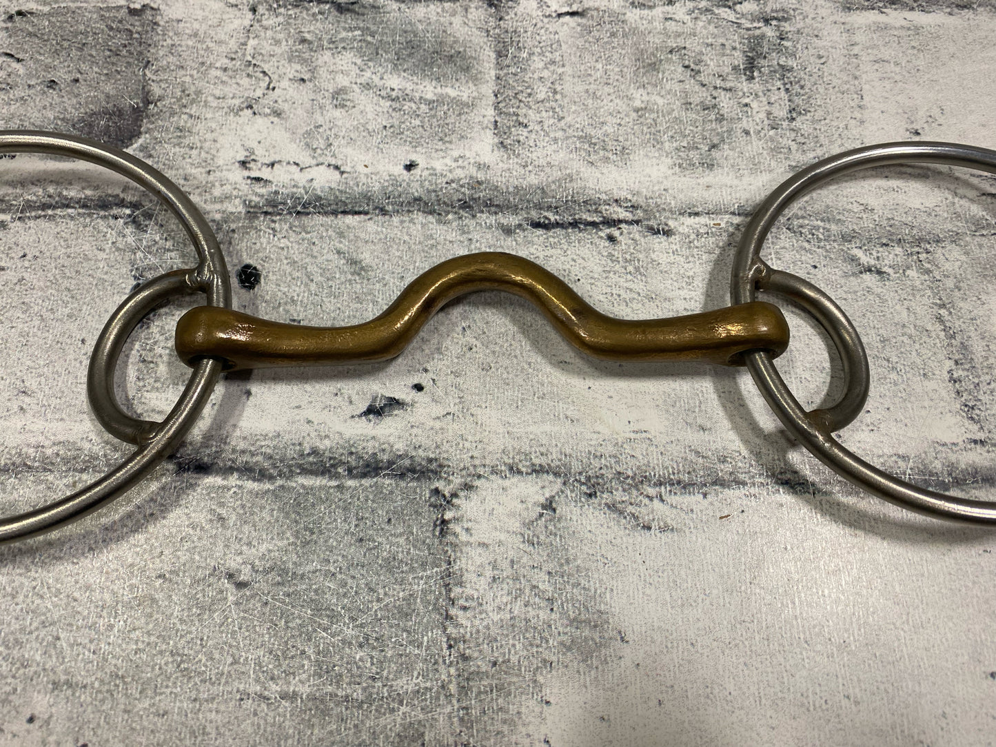 5" Herm Sprenger Ported Mullen Mouth Beval Ring