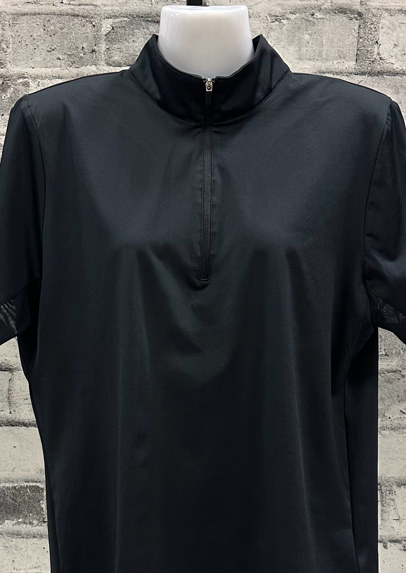 TempEQ SS 1/4 Zip Black XL