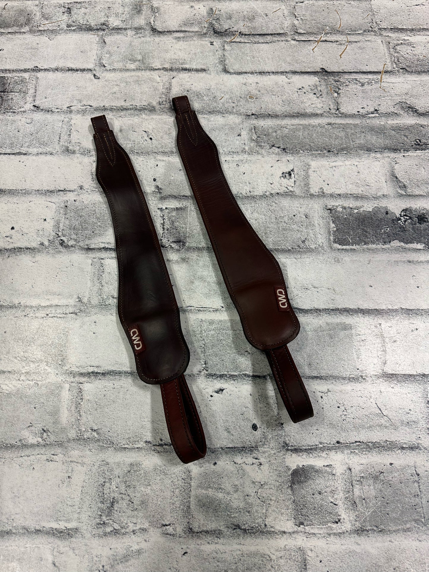 CWD So Jump Stirrup Leathers Brown S