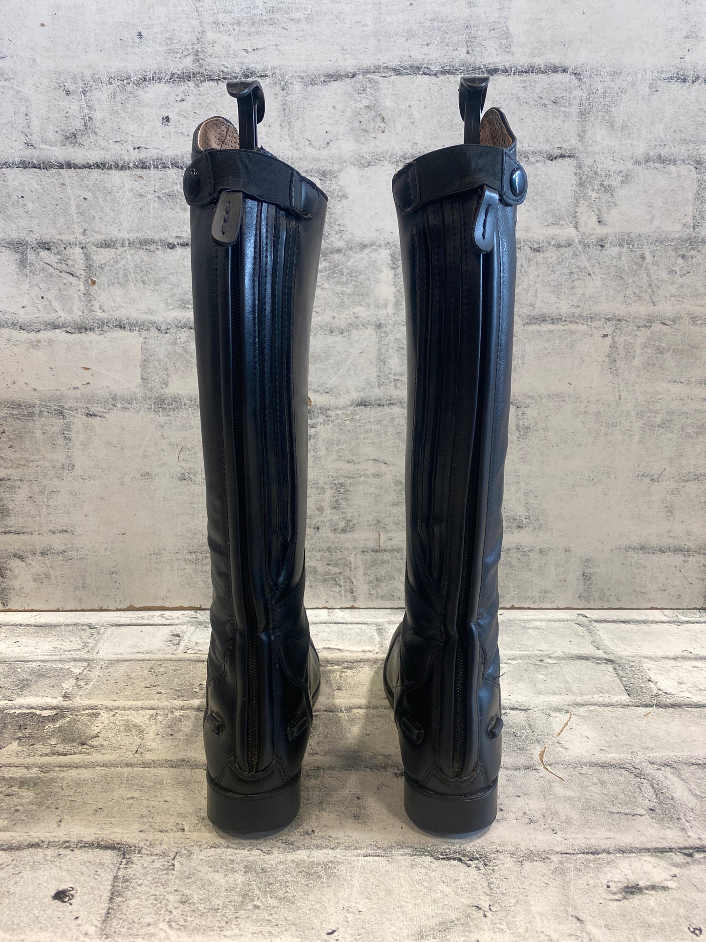 Horze Childrens Feild Boots Black 5 H 14.5" C 11"
