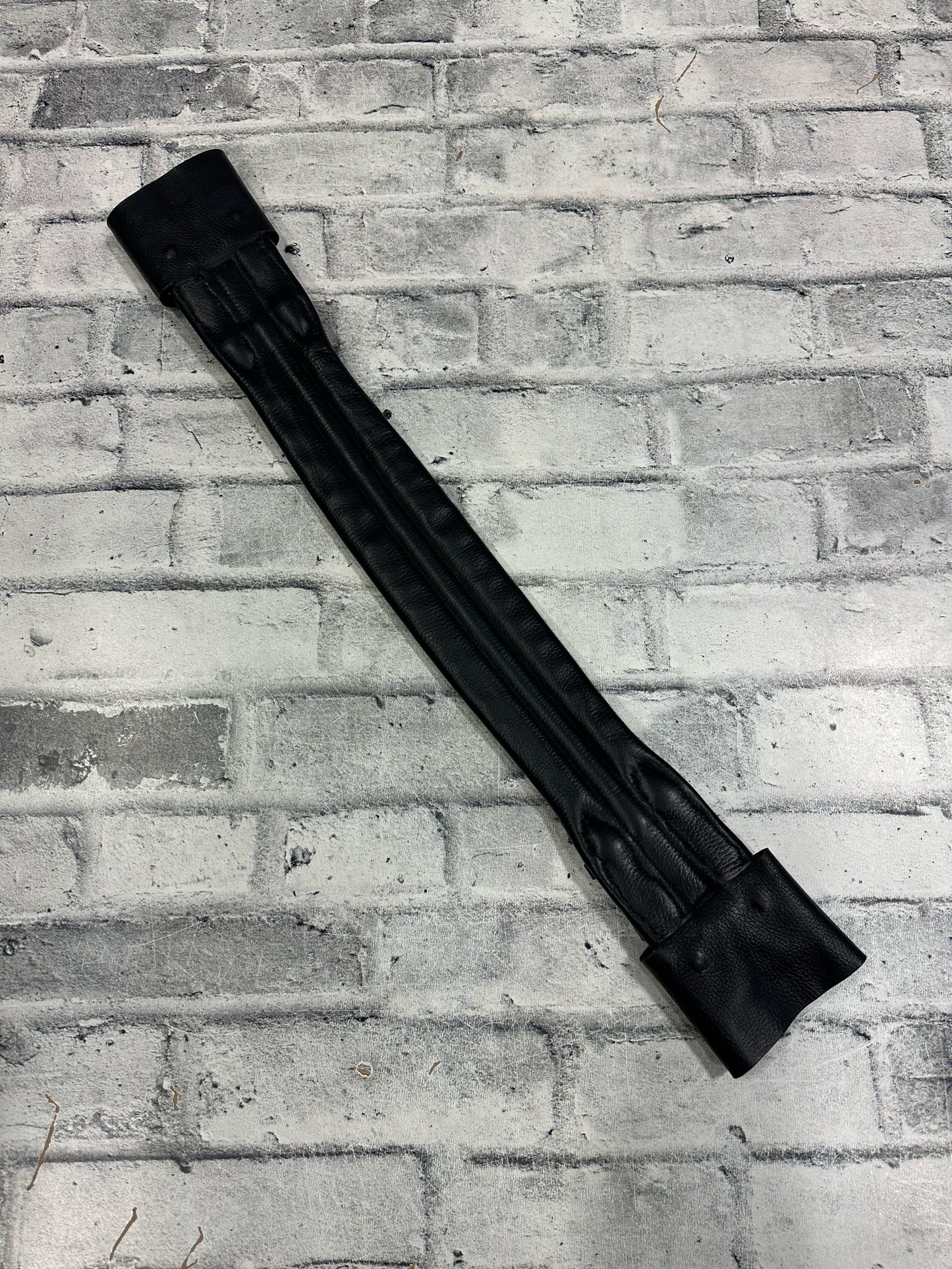 26" Leather Dressage Girth Black