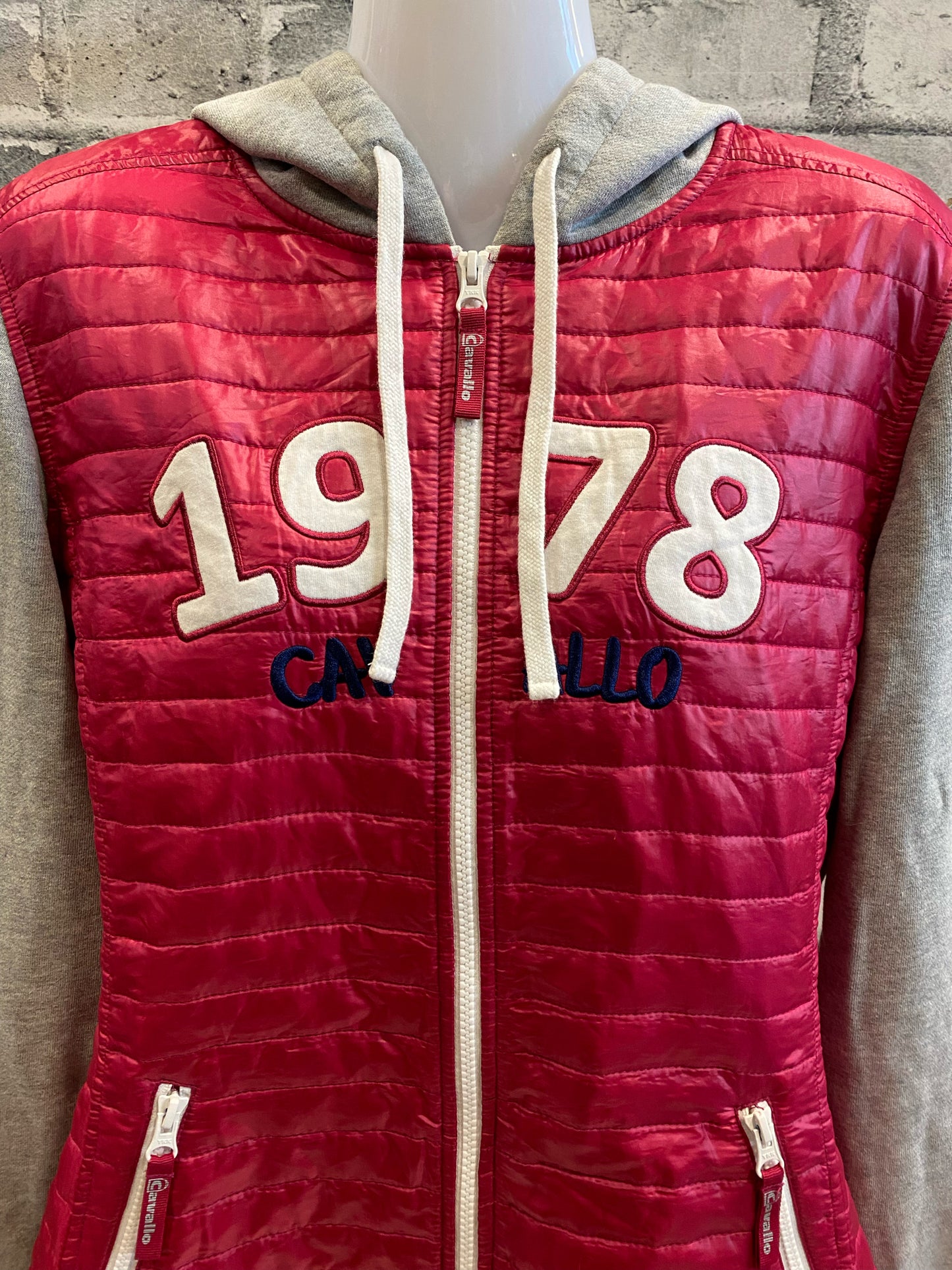 Cavallo Sweater Jacket Grey/Pink M