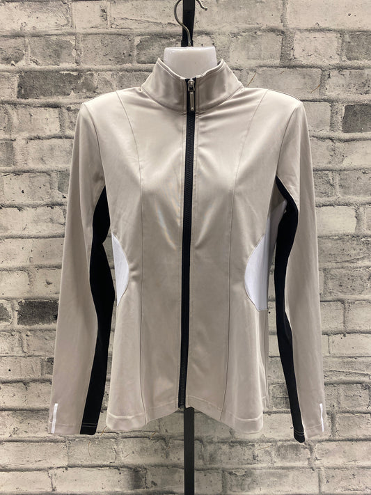 Asmar Zip Up Lightweight Jacket Grey/Black M