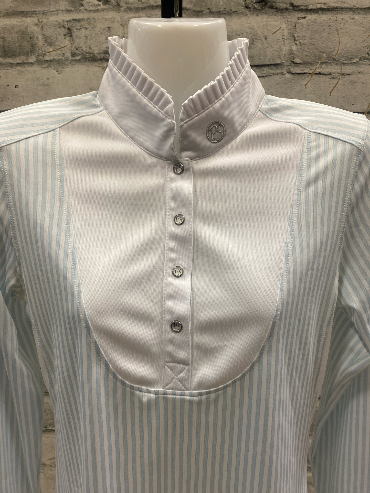 PS Of Sweden Show Shirt Blue & White XS