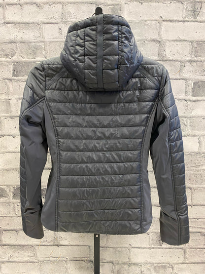 Tred Step Puffy Fur Lined Jacket Grey XS