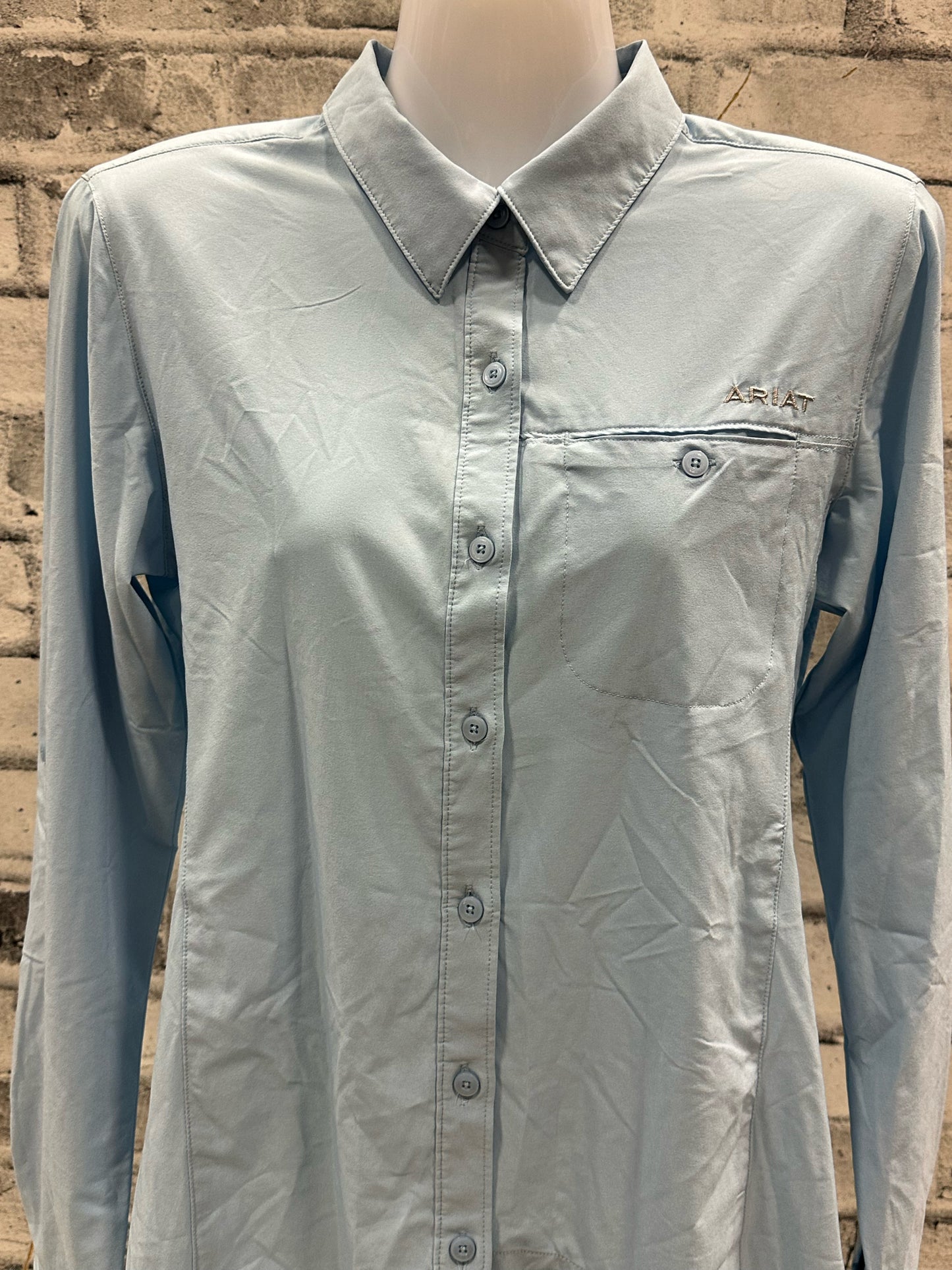 Ariat-TEK Collared Shirt Baby Blue S