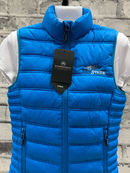 "New Stride" Puffy Vest Blue S/M NEW