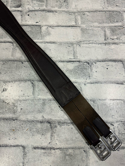 52" Americana Leather Girth Brown w/ One Side Elastic