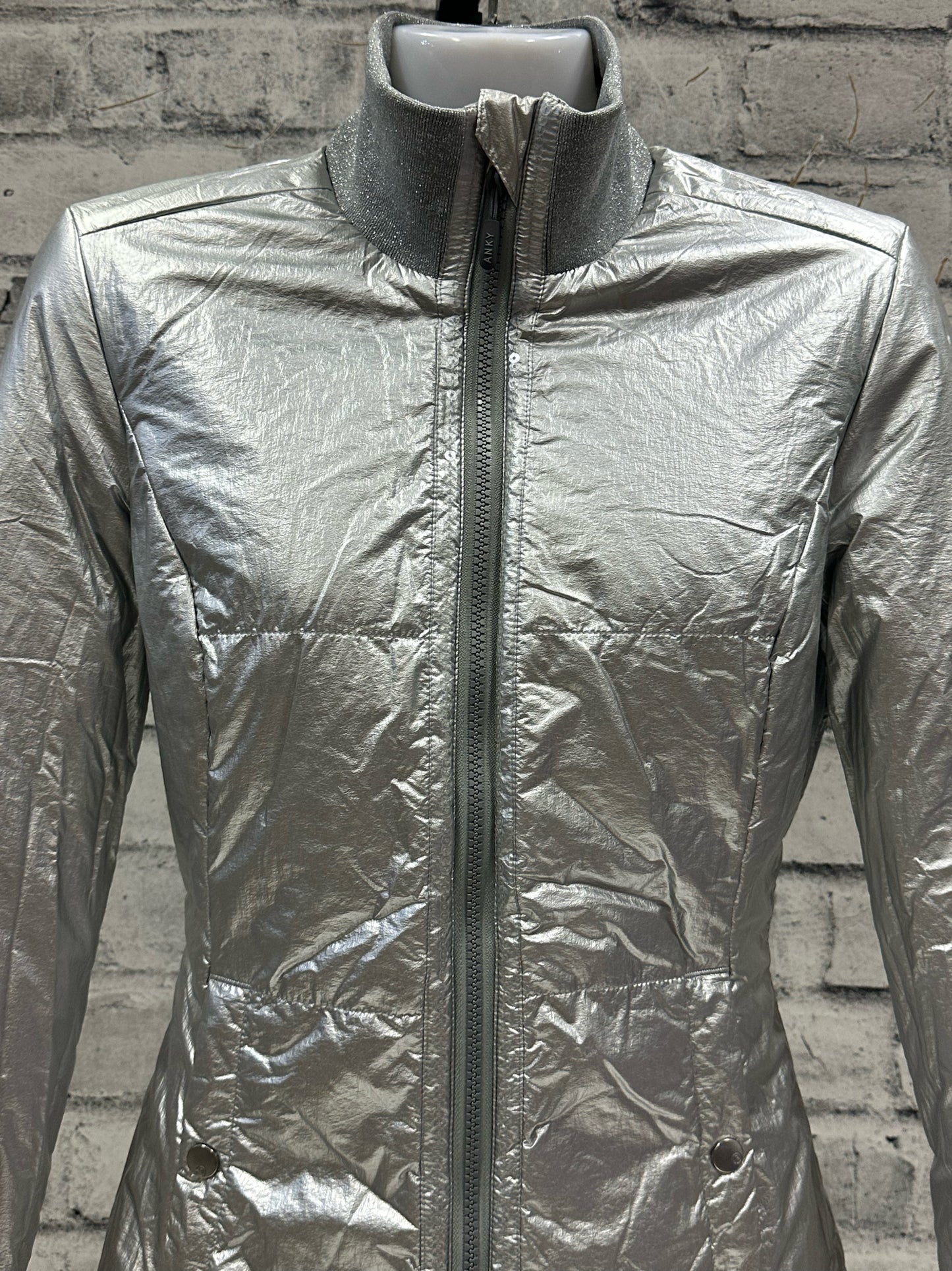 Anky Puffy Jacket Reversible Black & Silver XS