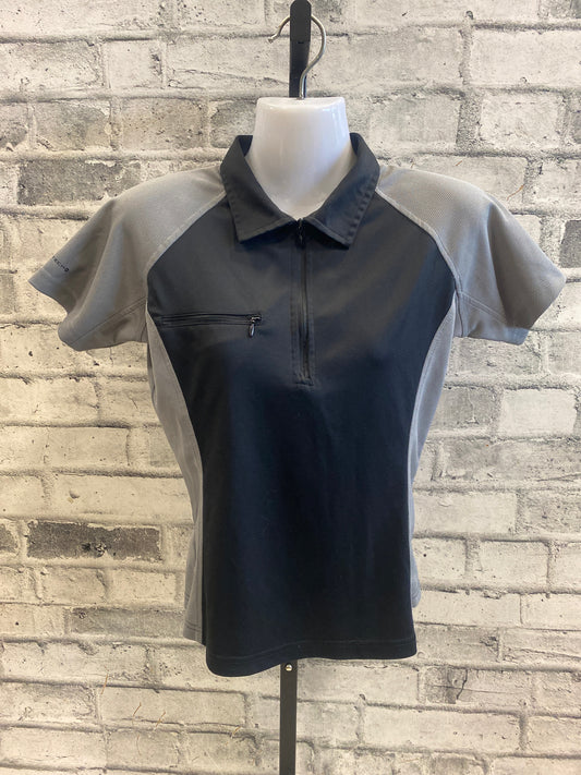 Stormtech SS Polo Black/Grey S