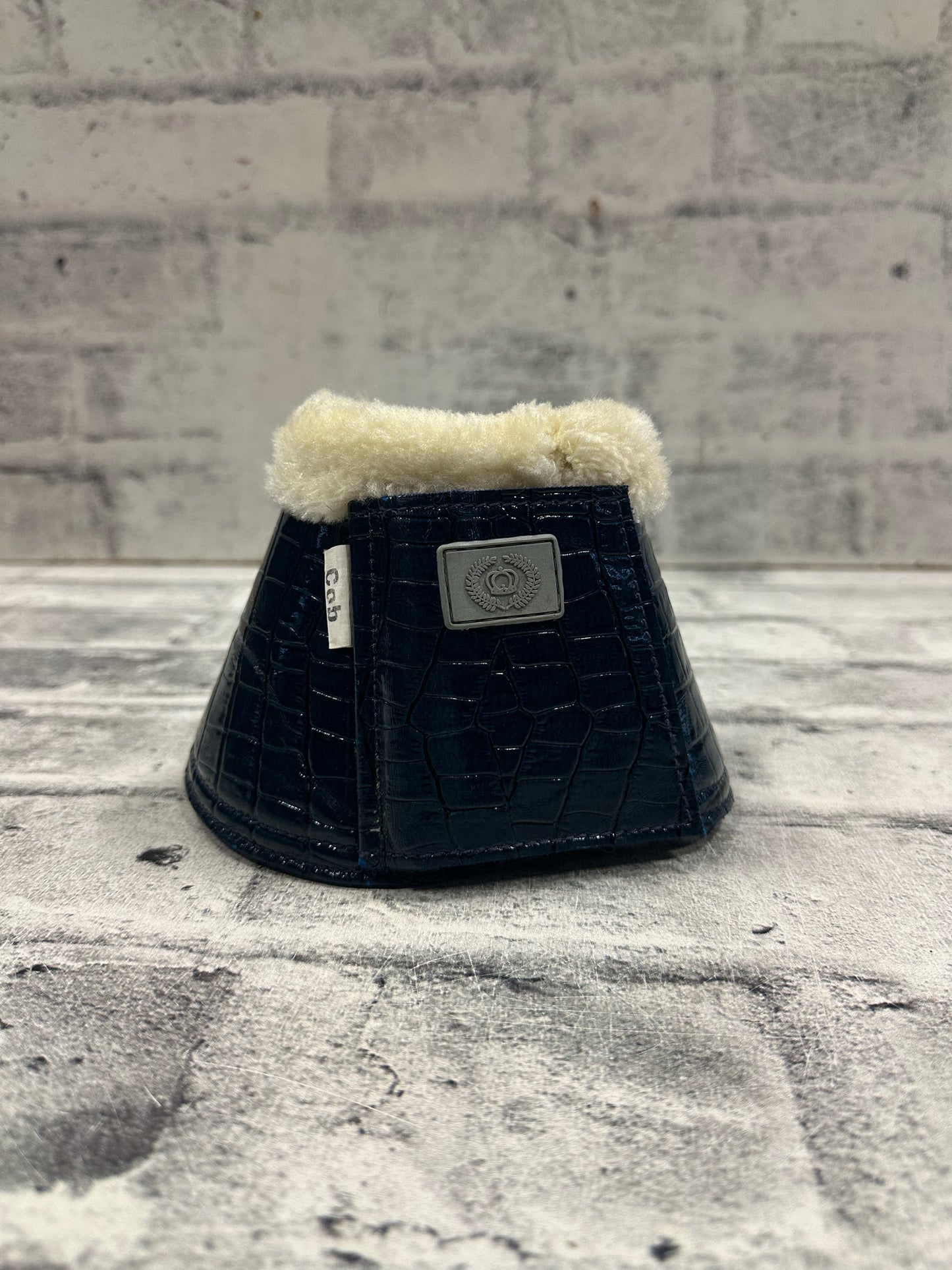 PS of Sweden Fuzzy Bell Boots Blue Croc Cob