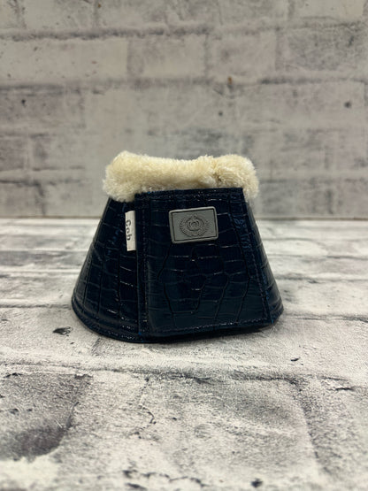 PS of Sweden Fuzzy Bell Boots Blue Croc Cob