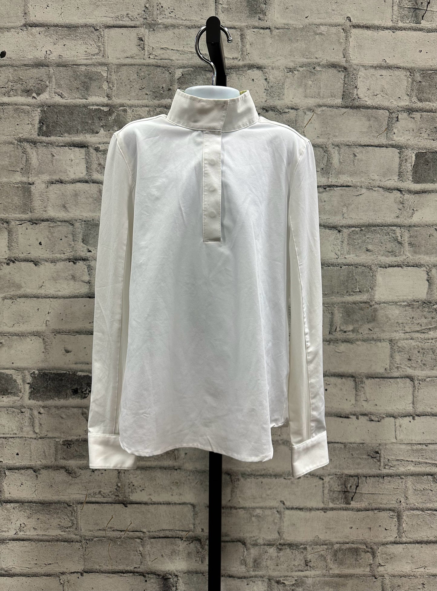 RJ Classics LS Show Shirt White Childrens M