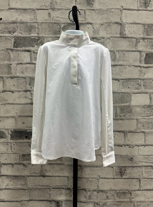 RJ Classics LS Show Shirt White Childrens M