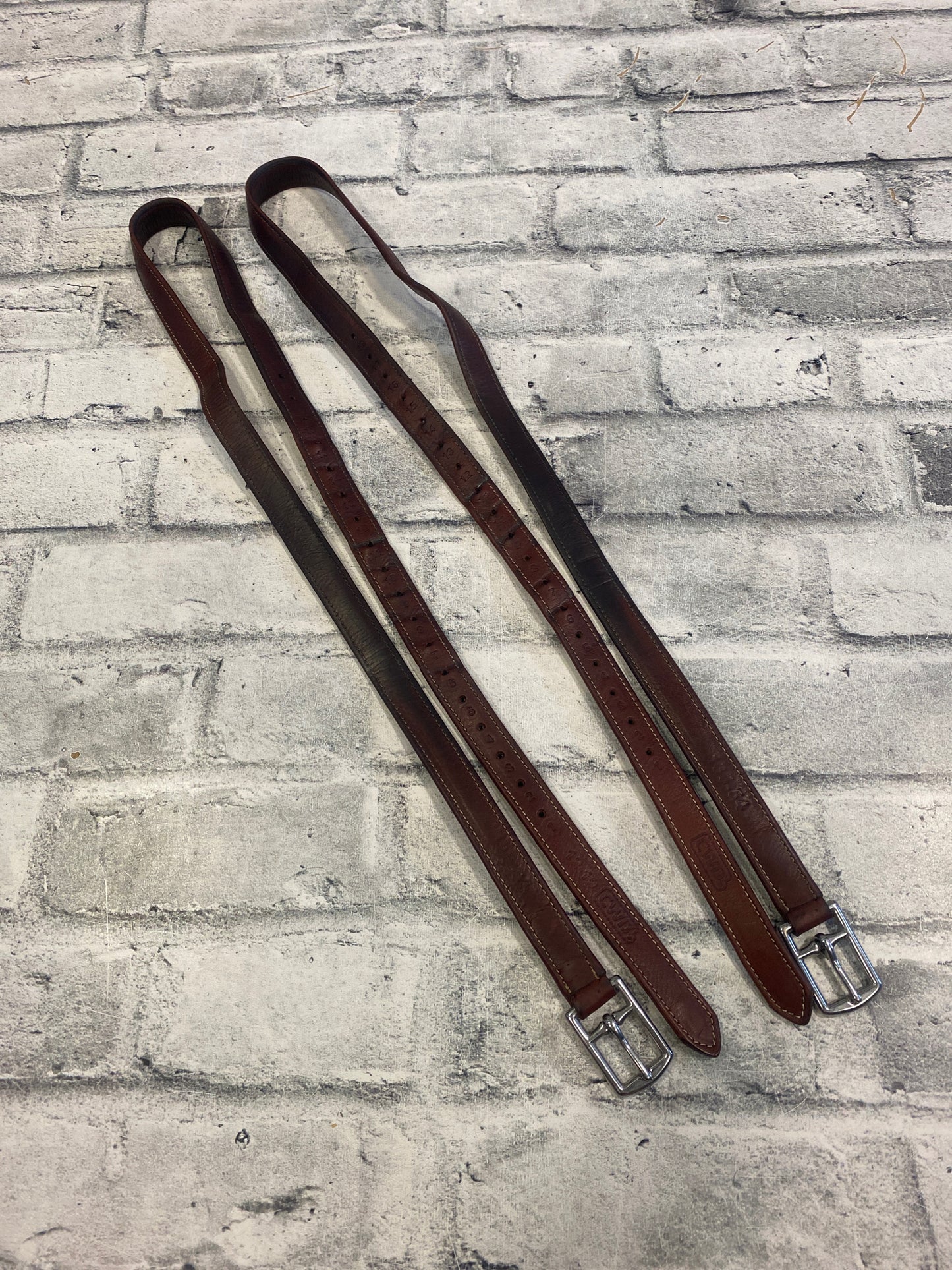 54" CWD Stirrup Leathers Brown