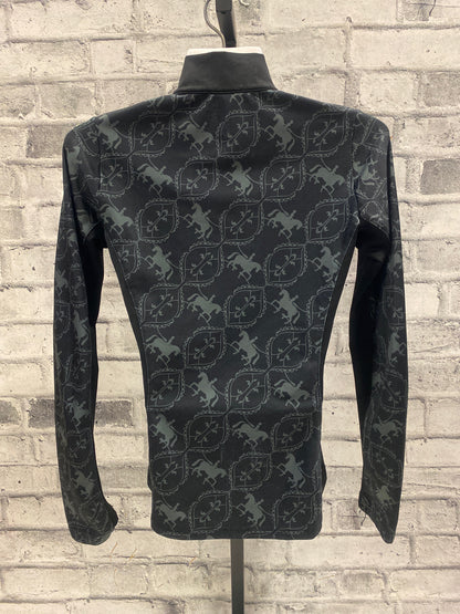 Arista LS Technical Shirt Dressage Horse Print XS