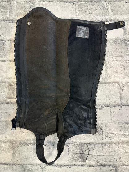 Ariat Leather/Suede Half Chaps - C 13" H 16"