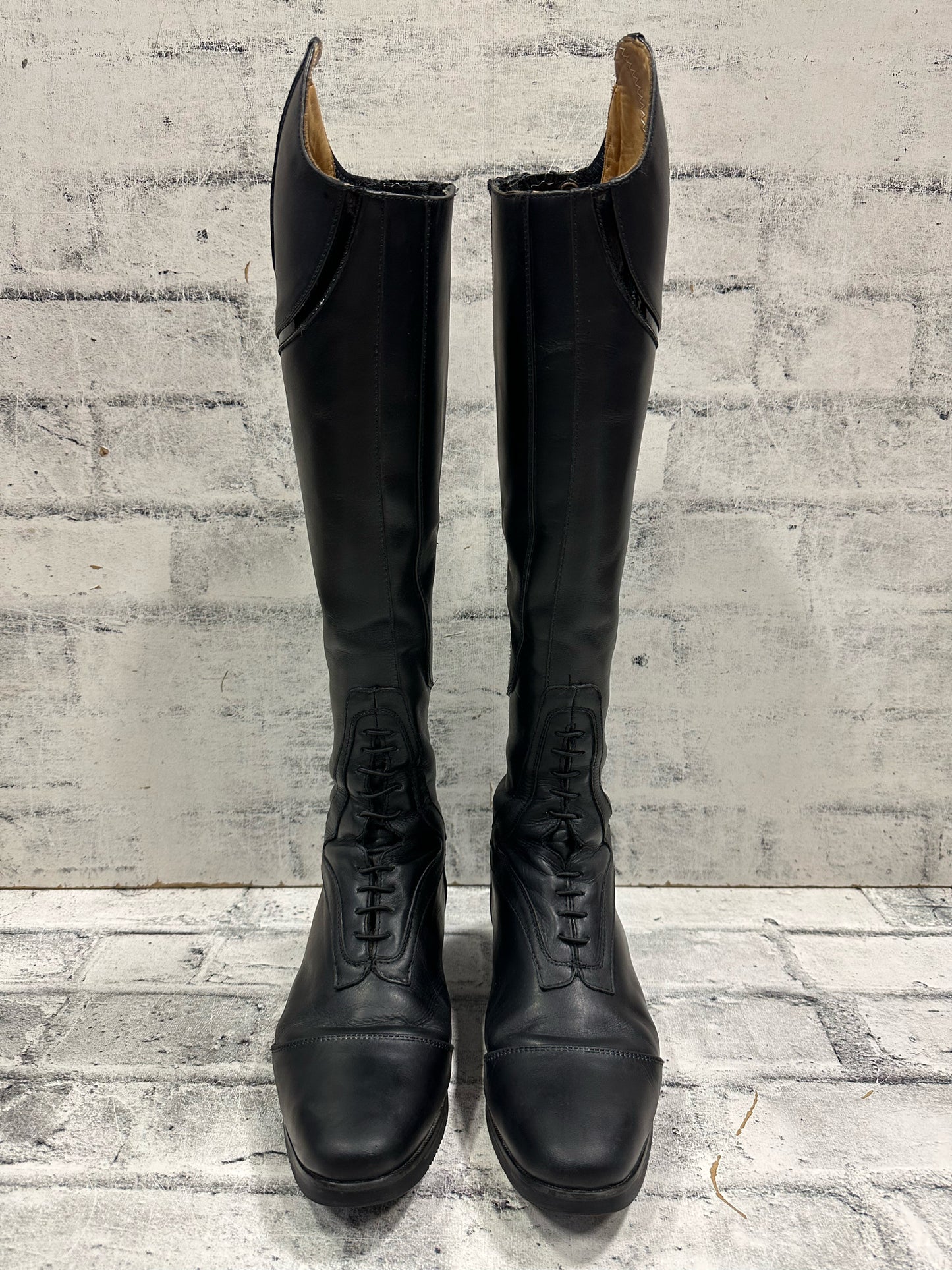 Mountain Horse Field Boots Black 8 18" H 12" C
