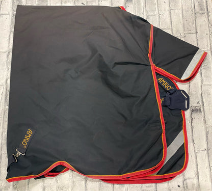 75" Amigo Rain Sheet w/Neck (Disc Closure) Black/Red