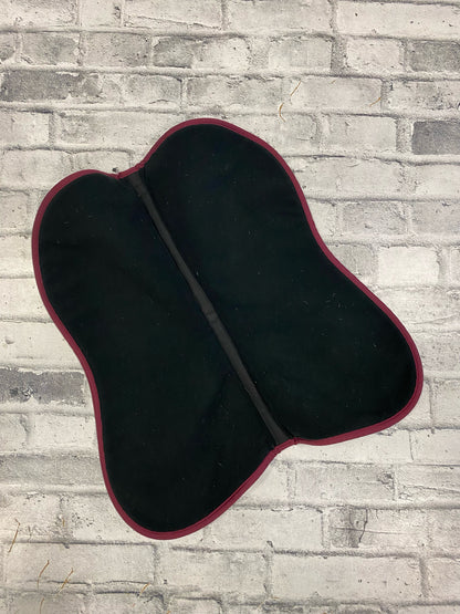 Ogilvy Half Pad Cover Black/Maroon