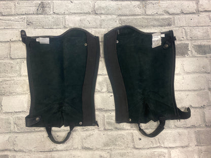 Premiere Leather Half Chaps Black S