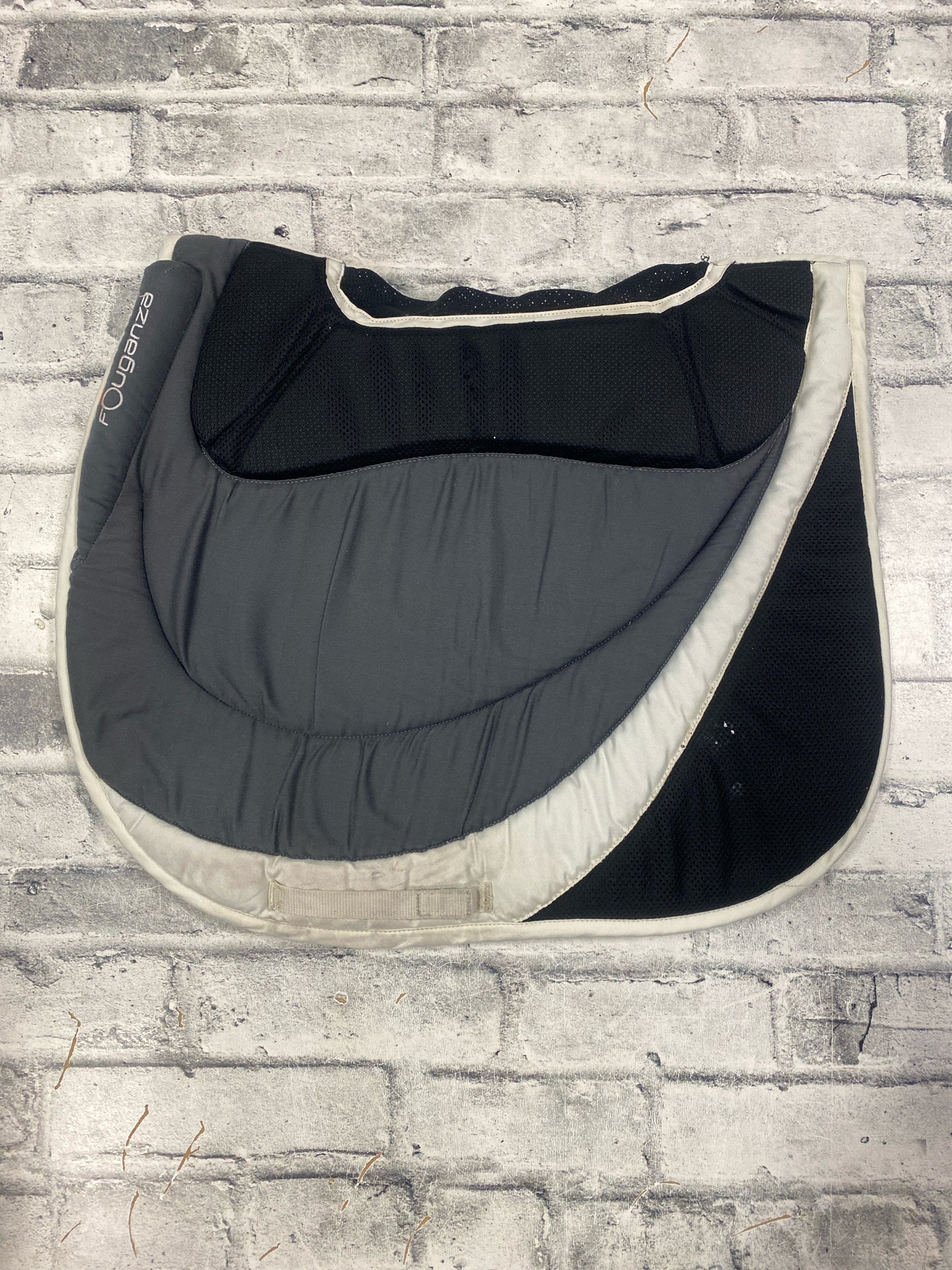 Fouganza AP Pad w/ Built In Half Pad Grey & White