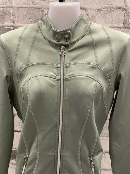 PS of Sweden Zip Up Sweater Sage XS
