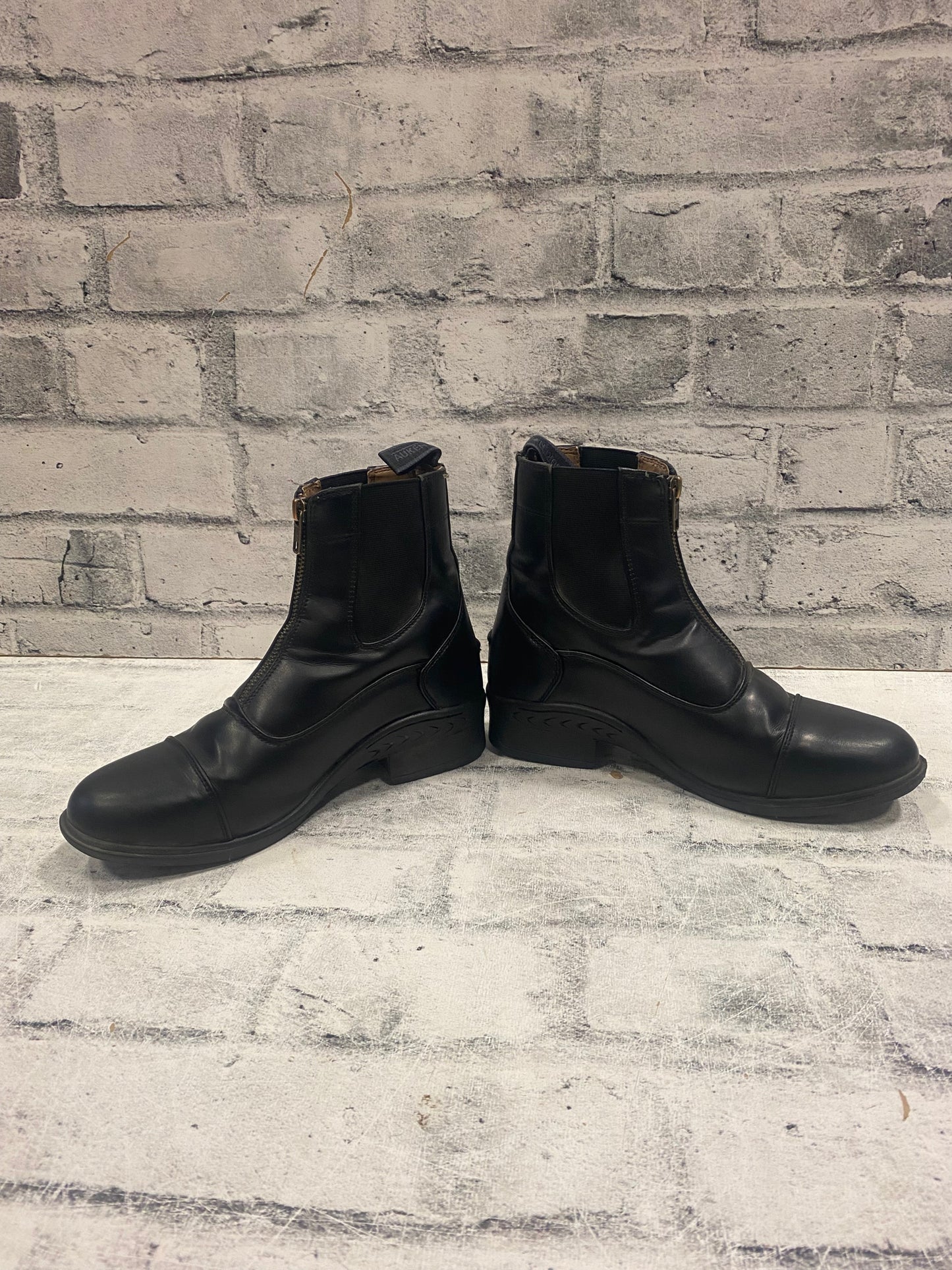 Auken Classic Zip Paddock Boots Black 7.5