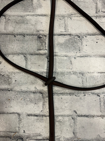 Fancy Stitch Raised Standing Martingale Brown XF
